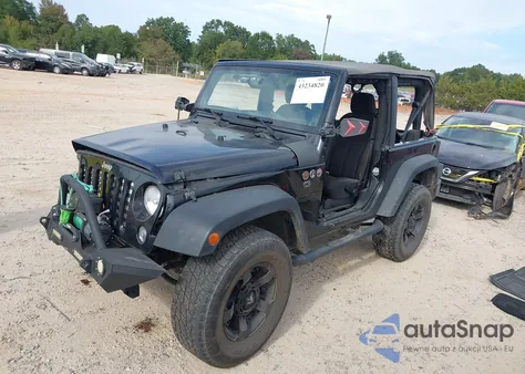 2014 Jeep Wrangler Sport z USA, uszkodzony, nr VIN 1C4AJWAG9EL308581